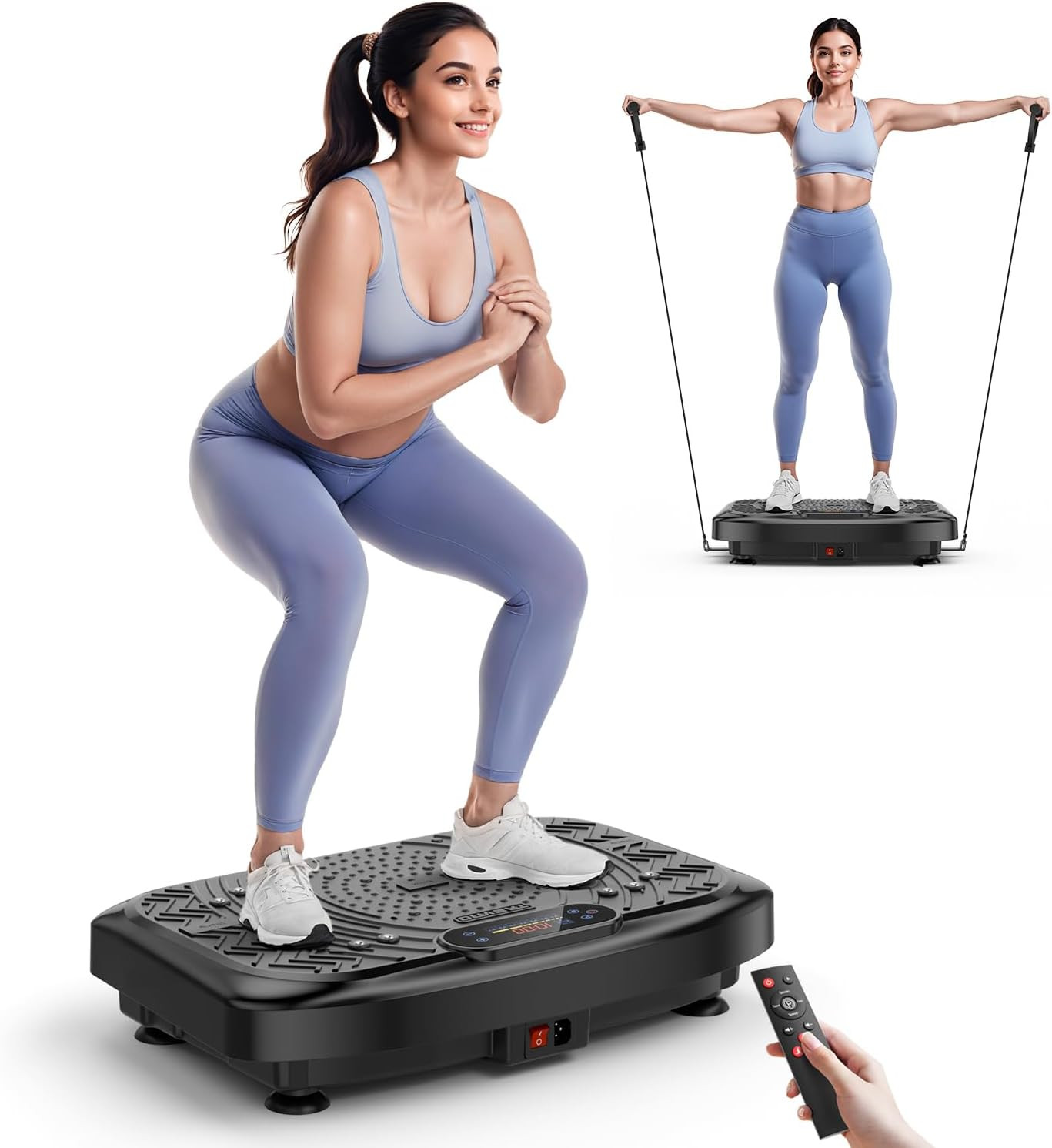 Vibration Plate Exercise Machine Weight Loss, Full Body Workout Vibration Plate Lymphatic Drainag... | Amazon (US)