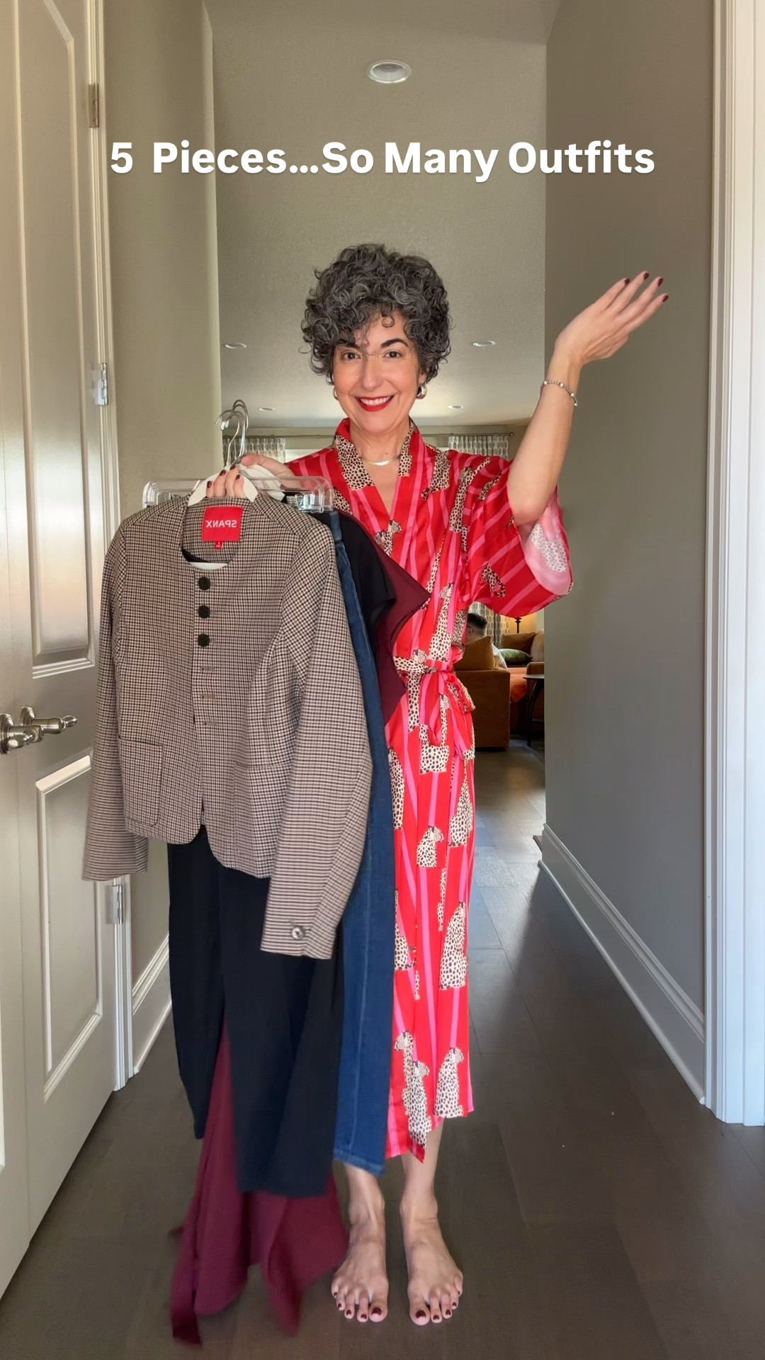 5 pieces from @Spanx that will help you get more from your fall wardrobe. Use code LTK20 for 20% off full priced styles site-wide in the LTK app 9/25 - 9/26! 
.
Wearing a: Small in blazer, small in black top, small regular in black pants, medium regular in jeans (could have done a small) and small in dress! 
.
#spanxpartner #liketkit

#LTKOver40 #LTKSeasonal