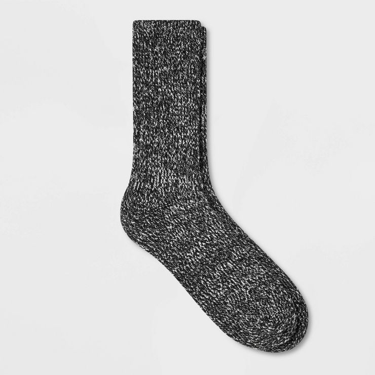 Warm Essentials by Cuddl Duds Women's Twist Ribbed Crew Socks - 4-10 | Target