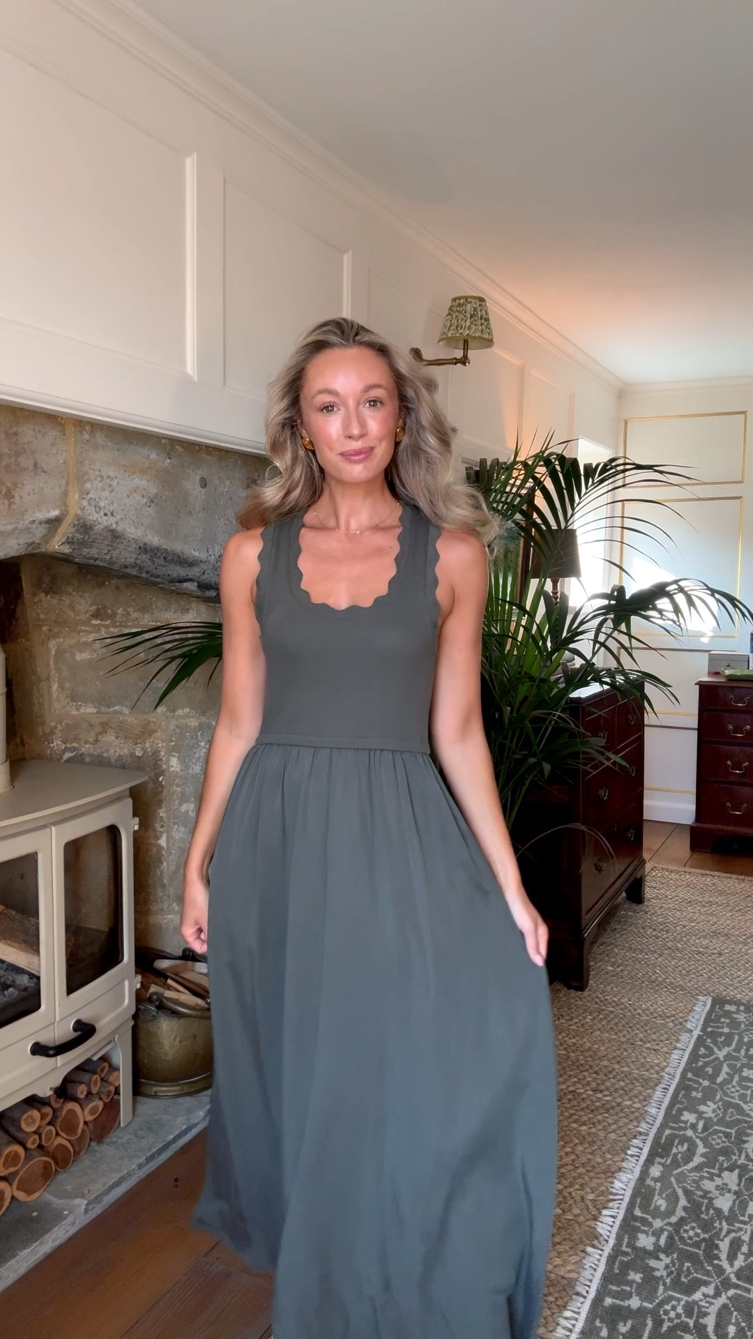 A scalloped detail dress for summer beach days 🤍
Summer style, khaki green and timeless women’s fashion 💕

#LTKsummer #LTKdresses #LTKstyletip