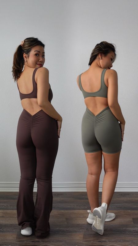 Wearing both jumpsuit and romper in size S 🤩
Comes with built in bra and removable pads

Amazon Fashion amazon finds activewear jumpsuit romper yoga work out outfit gym 

#LTKfindsunder50 #LTKActive #LTKsalealert