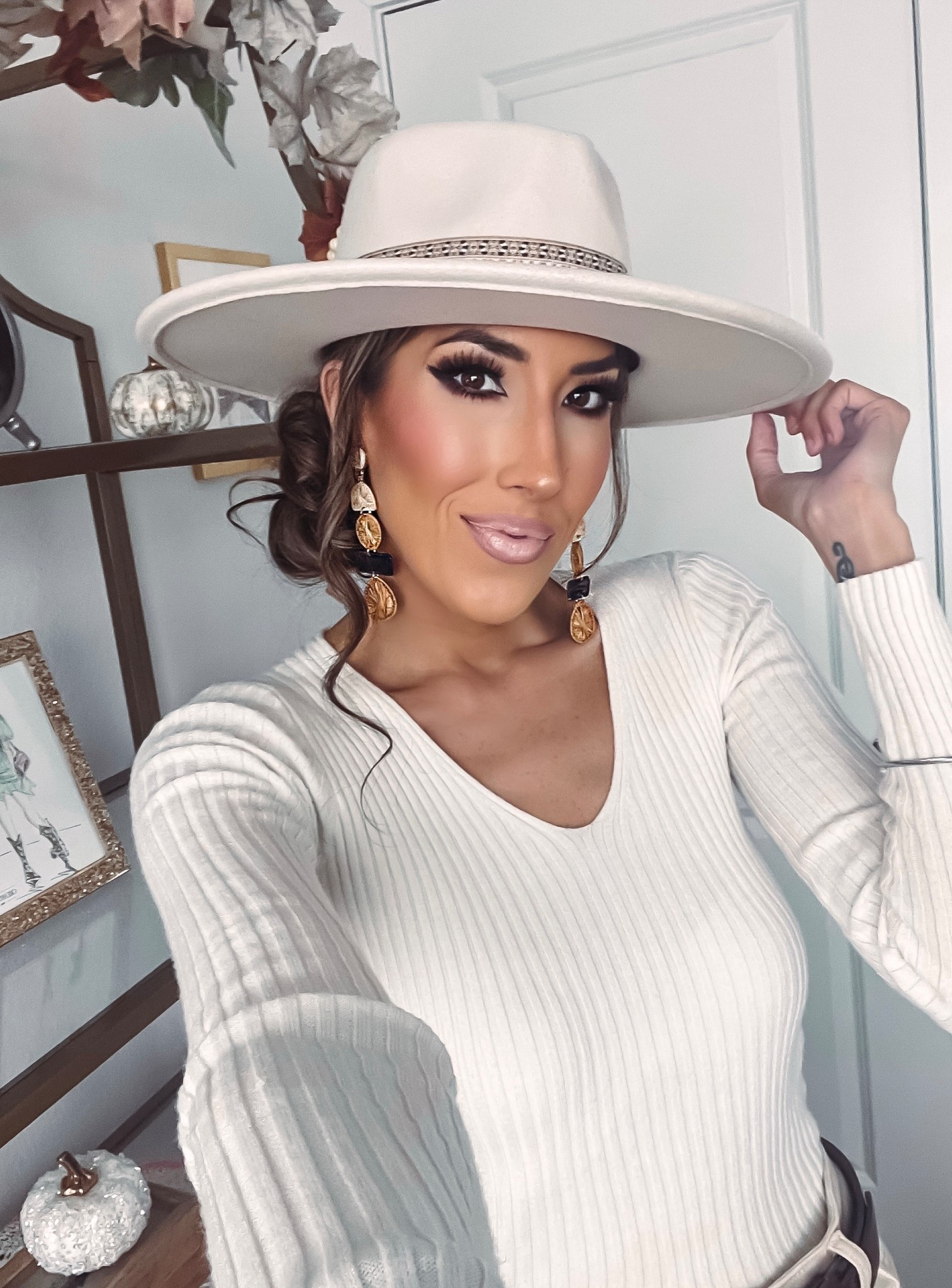 Panacea jewelry 
Thanksgiving earrings 

#LTKCyberWeek #LTKBeauty #LTKHoliday