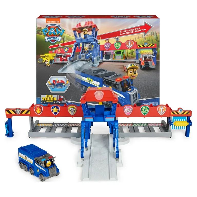 PAW Patrol Big Truck Pups, Truck Stop HQ with Vehicle, 3ft. Wide Playset, For Ages 3 and up - Wal... | Walmart (US)