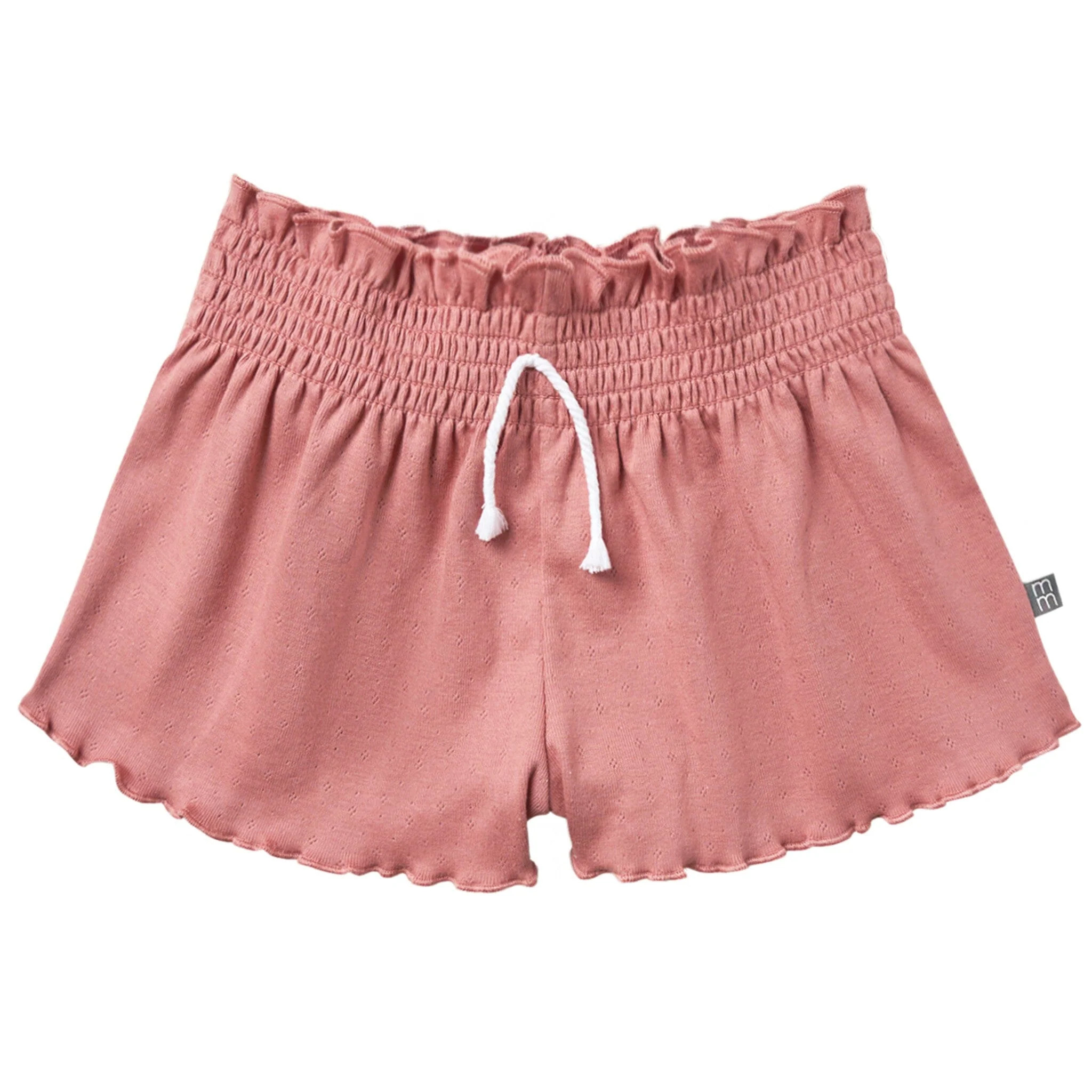 Infant & Toddler Girls Medium Rose Smocked Wide Leg Shorts | Gerber Childrenswear