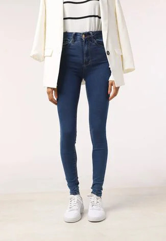 Calça Jeans Lez a Lez Skinny Lisa Azul | Dafiti (BR)