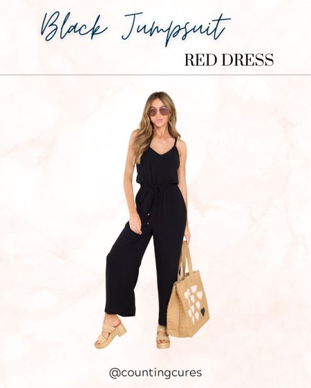 Stylish black jumpsuit for your next vacation trip or for a casual day out!

#casualstyle #resortwear #summerclothes #springlook 

#LTKFind #LTKSeasonal #LTKstyletip