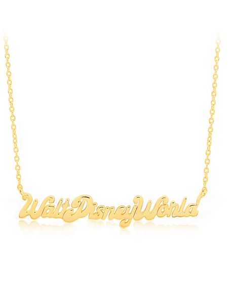 Walt Disney world necklace 

