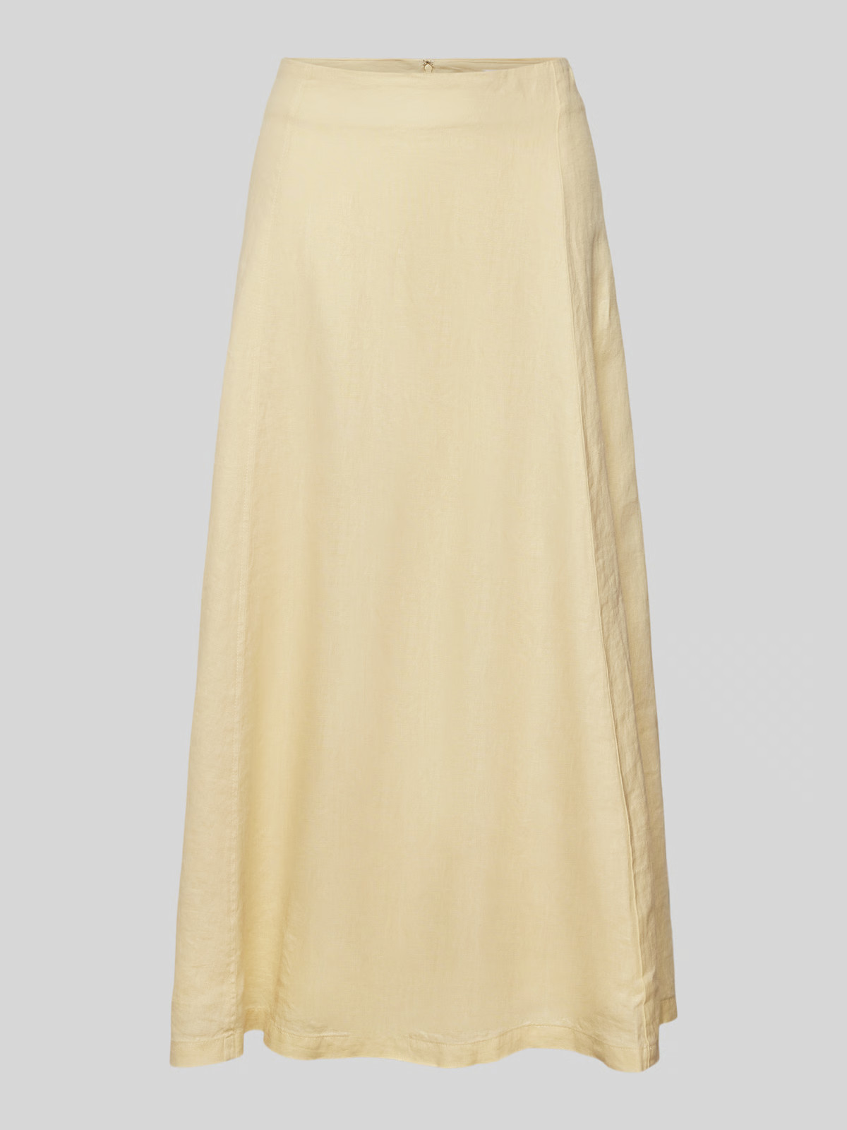 Leinenrock mit feinem Strukturmuster in hellgelb | Peek & Cloppenburg* Düsseldorf DE