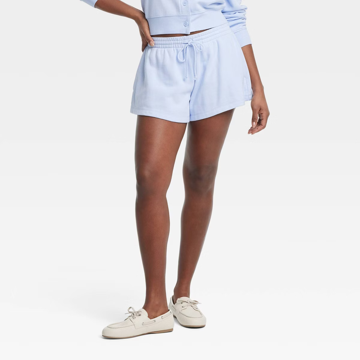 Women's Mid-Rise French Terry Pull-On Shorts - Universal Thread™ | Target