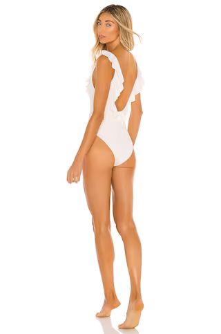 eberjey So Solid Loreta One Piece in Ecru from Revolve.com | Revolve Clothing (Global)