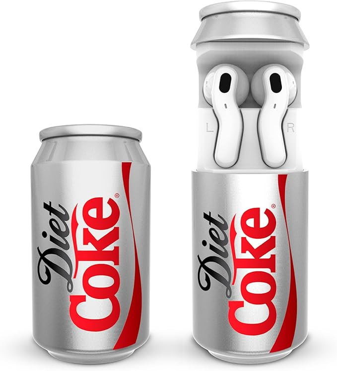 Diet Coke Can Shaped Wireless Earbuds – Bluetooth 5.0 Headphones with Built-in Mic, Voice Assis... | Amazon (US)