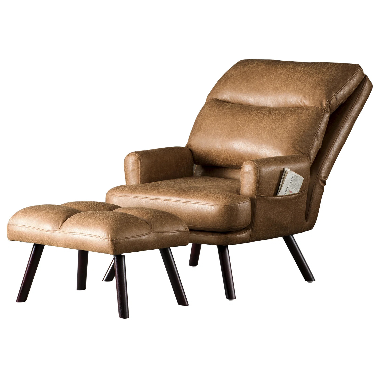 Alida 29.52'' Wide Lounge Chair and Ottoman | Wayfair North America