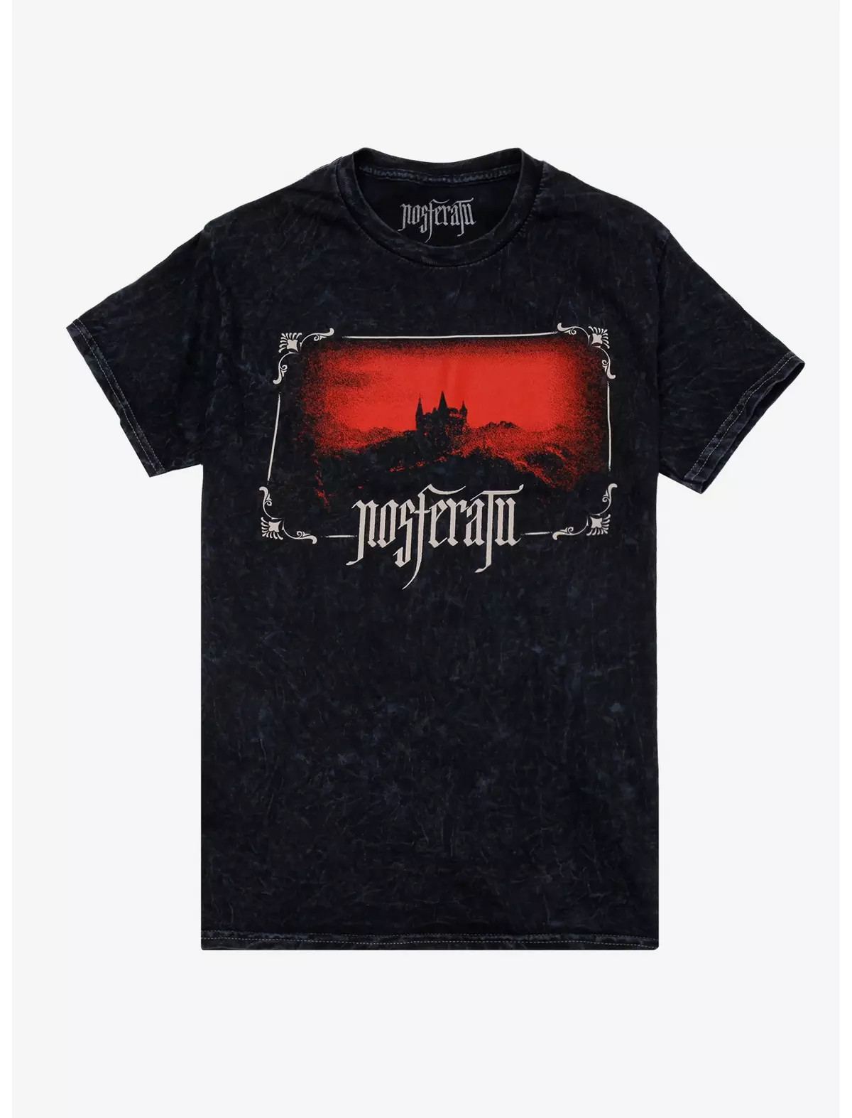 Nosferatu Castle Mineral Wash T-Shirt | Hot Topic