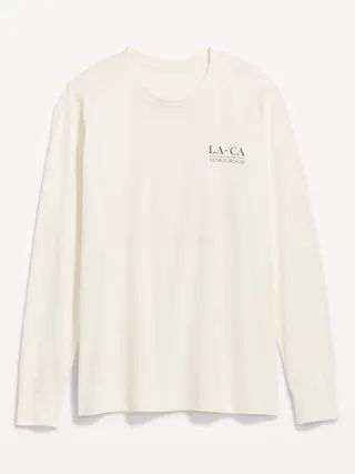 Soft-Washed Long-Sleeve Graphic T-Shirt | Old Navy (US)