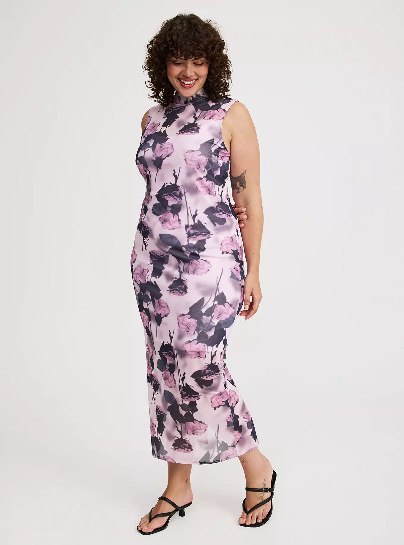 Maxi Mock-Neck Column Dress | Torrid (US & Canada)
