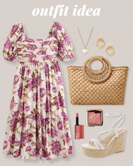 Abercrombie dress
Floral dress with puff sleeves
Baby shower dress
Maternity photo dress
Pearl necklace
Heart necklace
Pendant necklace
Gold hoop earrings
Straw bag
Pink lipstick
Blush
Espadrille wedges
White wedges
White sandals

#LTKunder100 #LTKSeasonal #LTKwedding