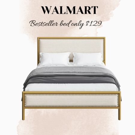 Walmart bestseller bed is only $129 @walmart #walmarthome #walmartfinds , bedroom design, bedroom furniture, budget friendly bedroom furniture  

#LTKfamily #LTKsalealert #LTKhome