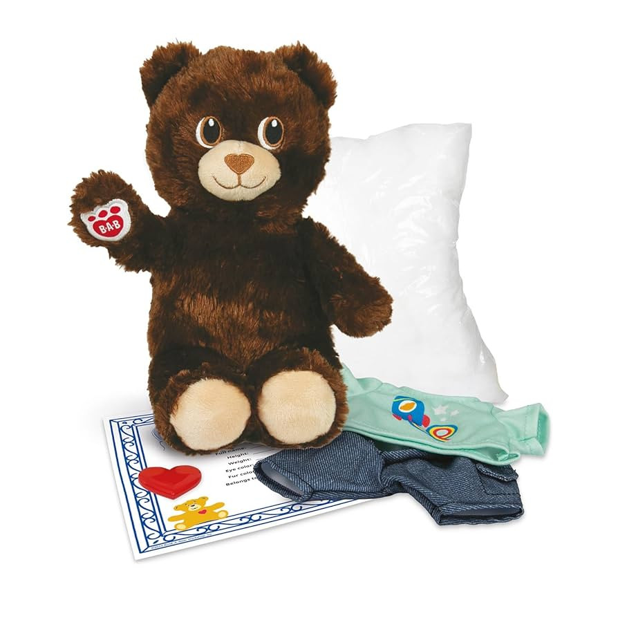 Casdon Build-A-Bear Workshop Furtastic Toy Bear & Outfit Assortment | Assorted Cuddly Toy Bears a... | Amazon (US)