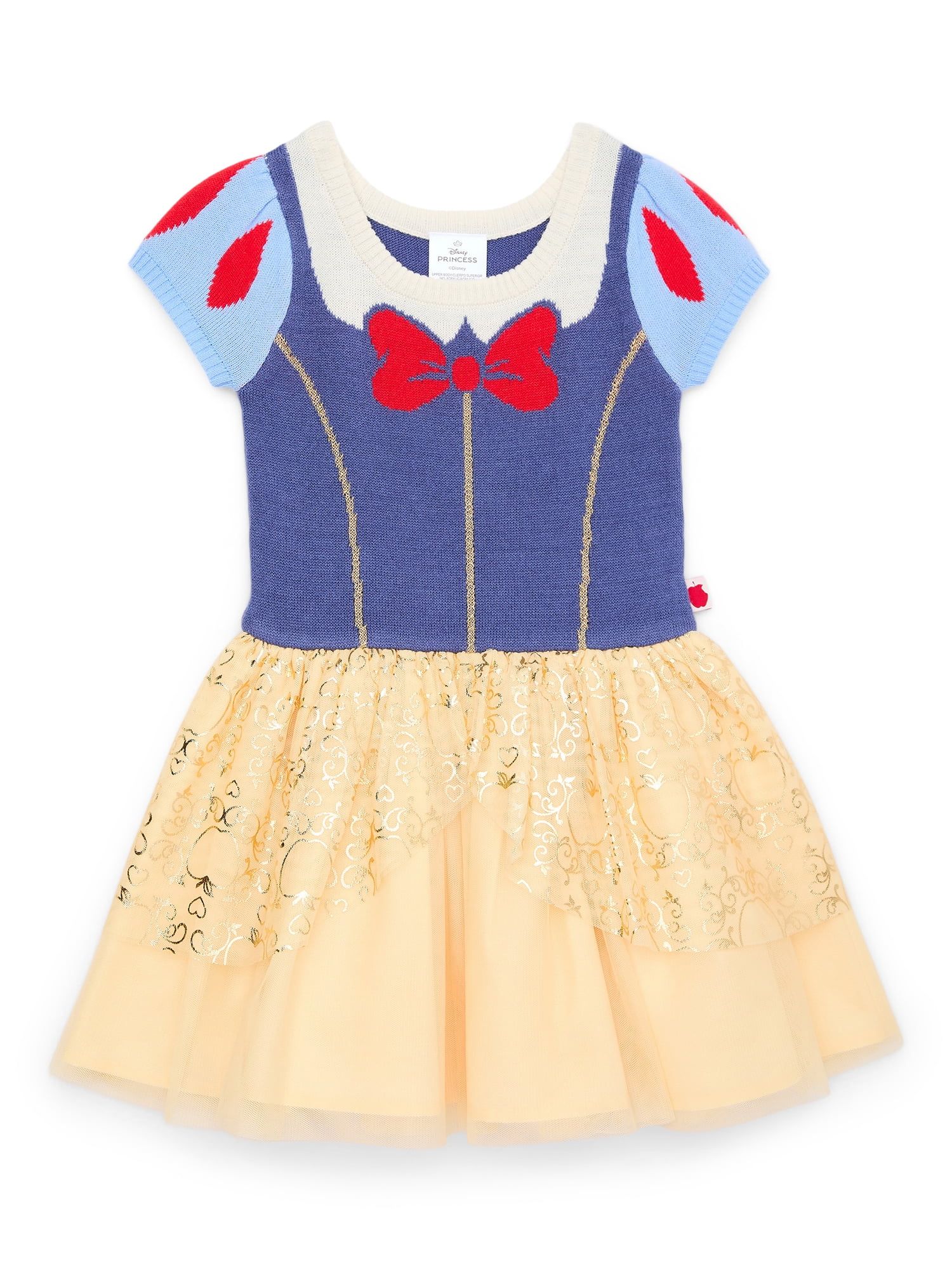 Disney Princess Toddler Girl Cosplay Snow White Dress, Sizes 12 Months - 5T | Walmart (US)