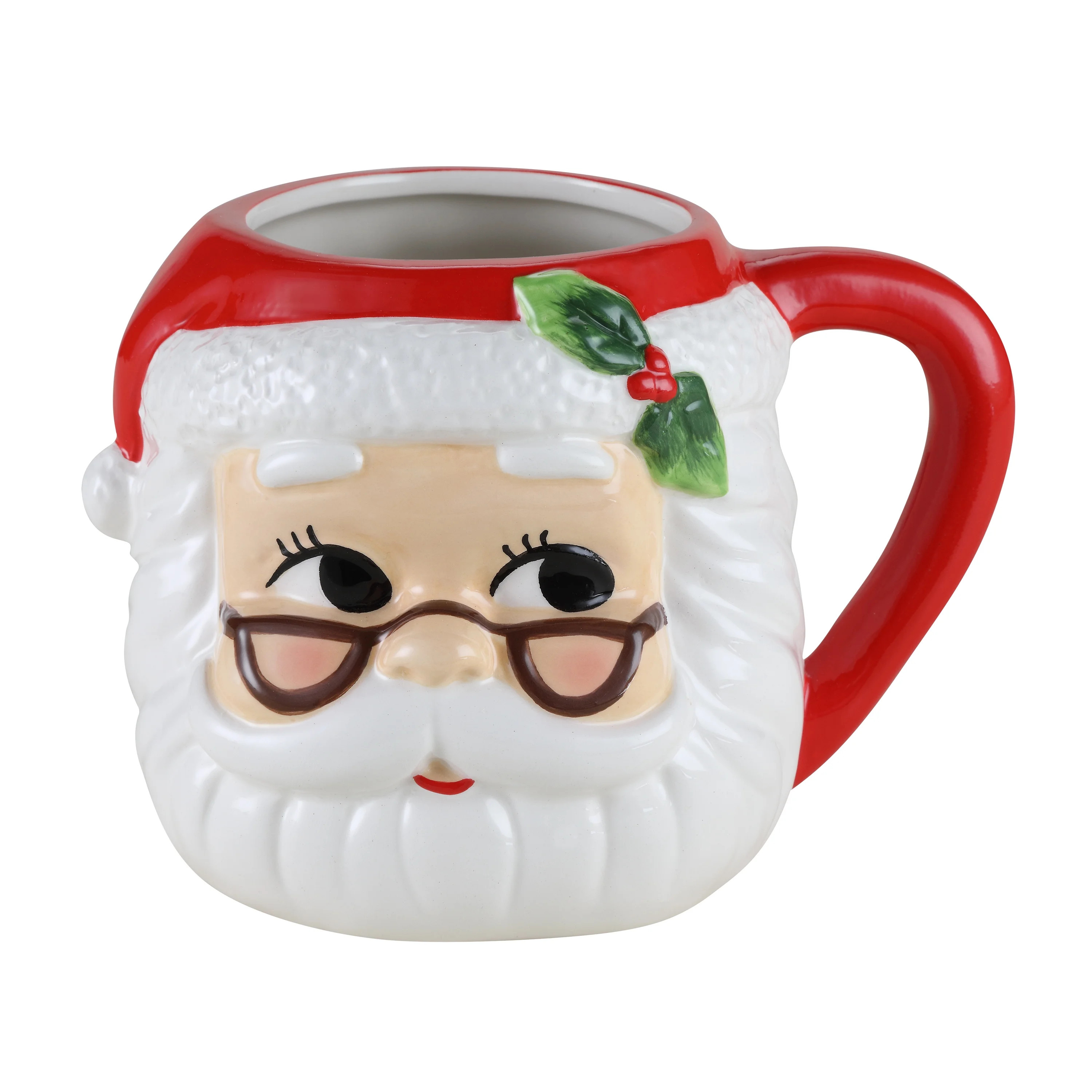 Mr. Christmas 23 ounce Santa Mug, Red | Walmart (US)