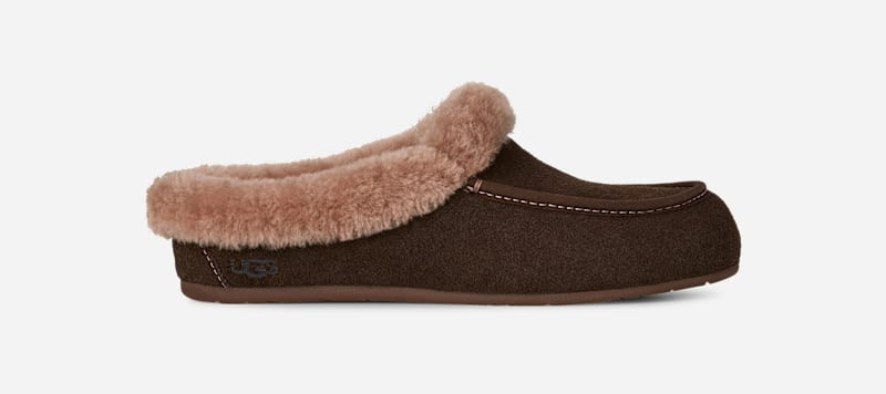 UGG® Women's Ansley Mule Sheepskin Slippers in Dusted Cocoa, Size 5 | UGG (US)