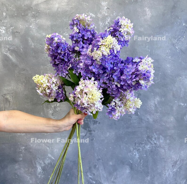 2 Heads Panicle Hydrangea | High Quality Artificial Flower | DIY | Centerpieces | Wedding/home De... | Etsy (US)