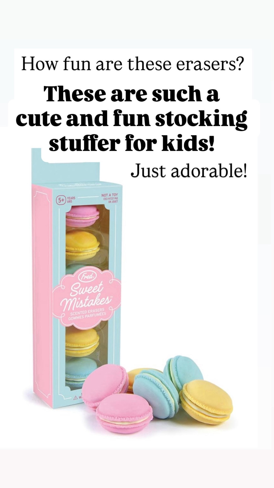 Adorable erasers for kids! 

#LTKHoliday #LTKKids #LTKGiftGuide