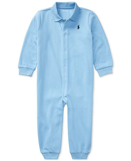 Ralph Lauren Baby Boys Classic Polo Coverall | Macys (US)
