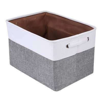 REGALWOVEN Fabric Collapsible Lightweight Open Storage Bins 15 x 10.2 x 9.8 Inch 3 Packs White | Target