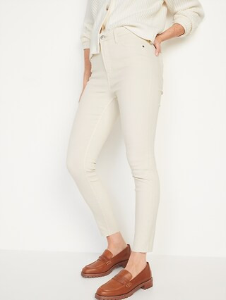 High-Waisted Rockstar 360° White Jeans for Women | Old Navy (US)