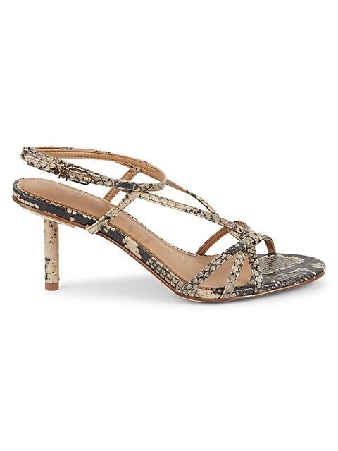 Pippa Snake-Print Sandals | Saks Fifth Avenue OFF 5TH