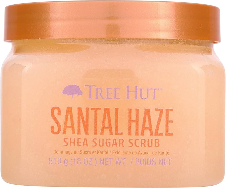 Tree Hut Santal Haze Shea Sugar Scrub, Exfoliating, Hydrating & Moisturizing Body Scrub with Shea... | Amazon (US)