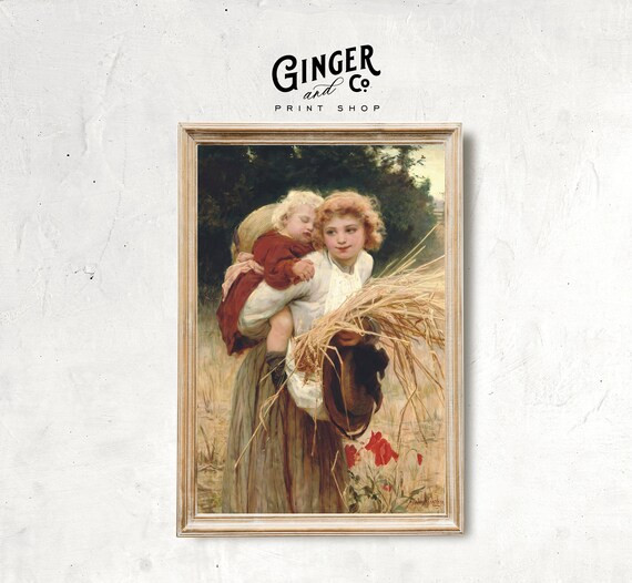 Sisters in an Autumn Landscape  PRINTABLE DIGITAL DOWNLOAD - Etsy | Etsy (US)