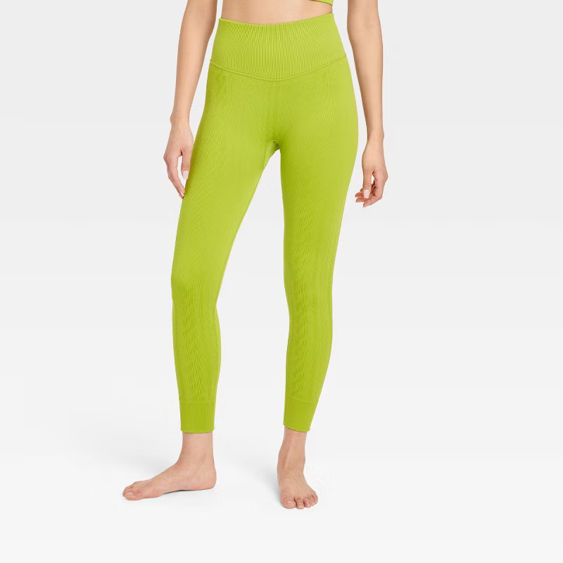 Women's Seamless Cable Knit 7/8 Leggings - JoyLab™ | Target
