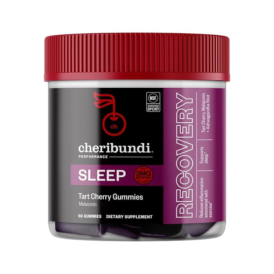 Cheribundi Tart Cherry Gummies Sleep | Performance for Maximum Recovery with 25 Tart Cherries | P... | Amazon (US)