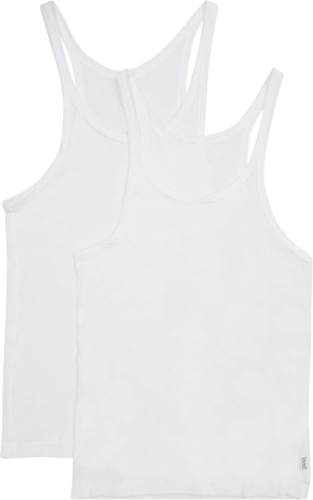 Bonds Women's Soft Chesty Tank Top in Stretchy 100% Cotton Rib for Women, 2-Pack | Amazon (US)