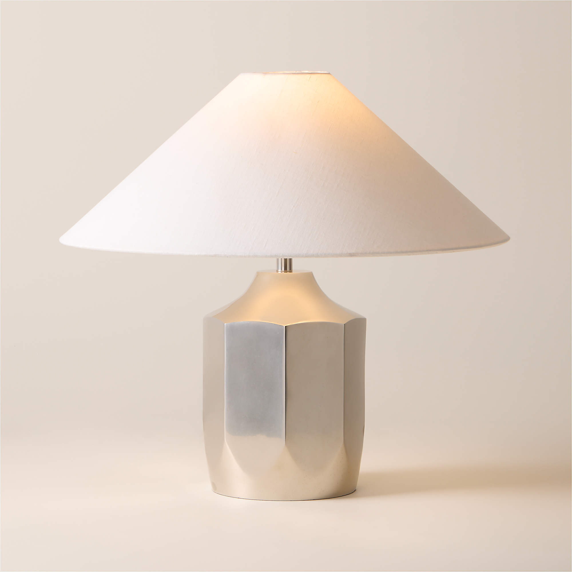 Petaluma Pewter Table Lamp | CB2 | CB2