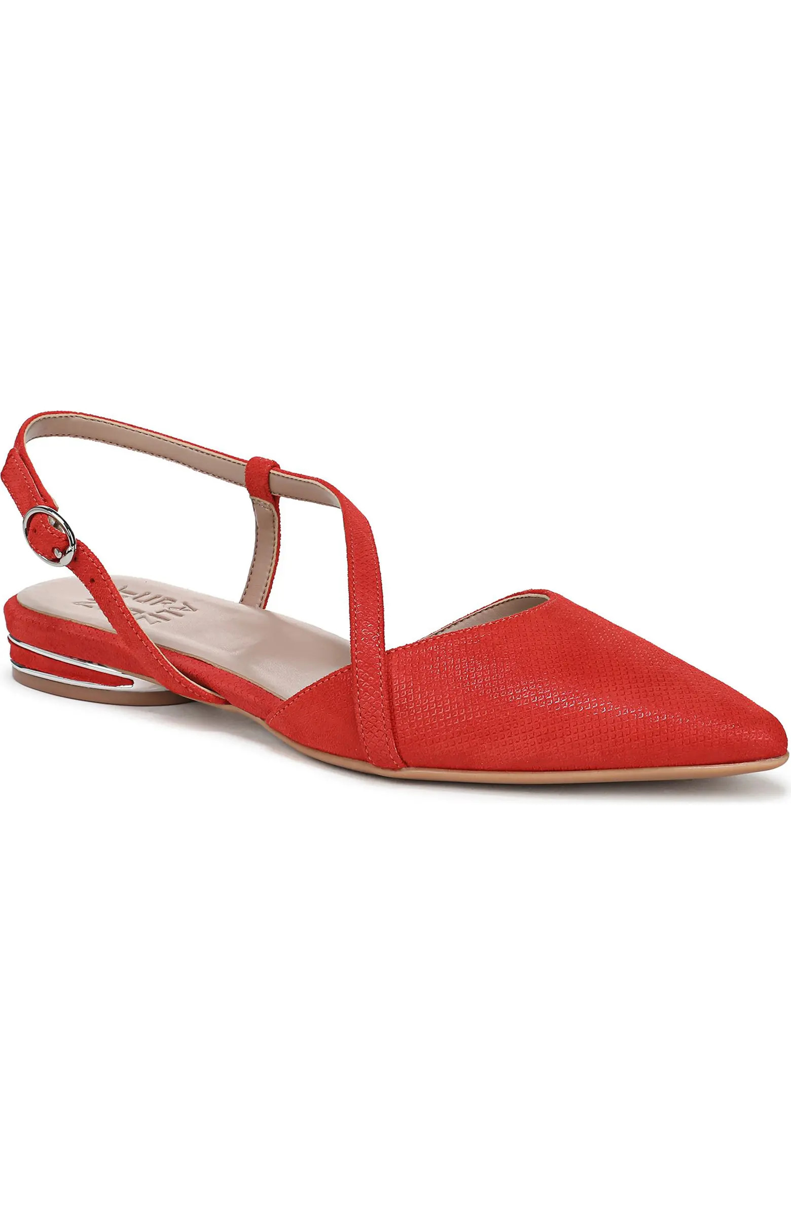 Hawaii Pointed Toe Slingback Flat (Women) | Nordstrom
