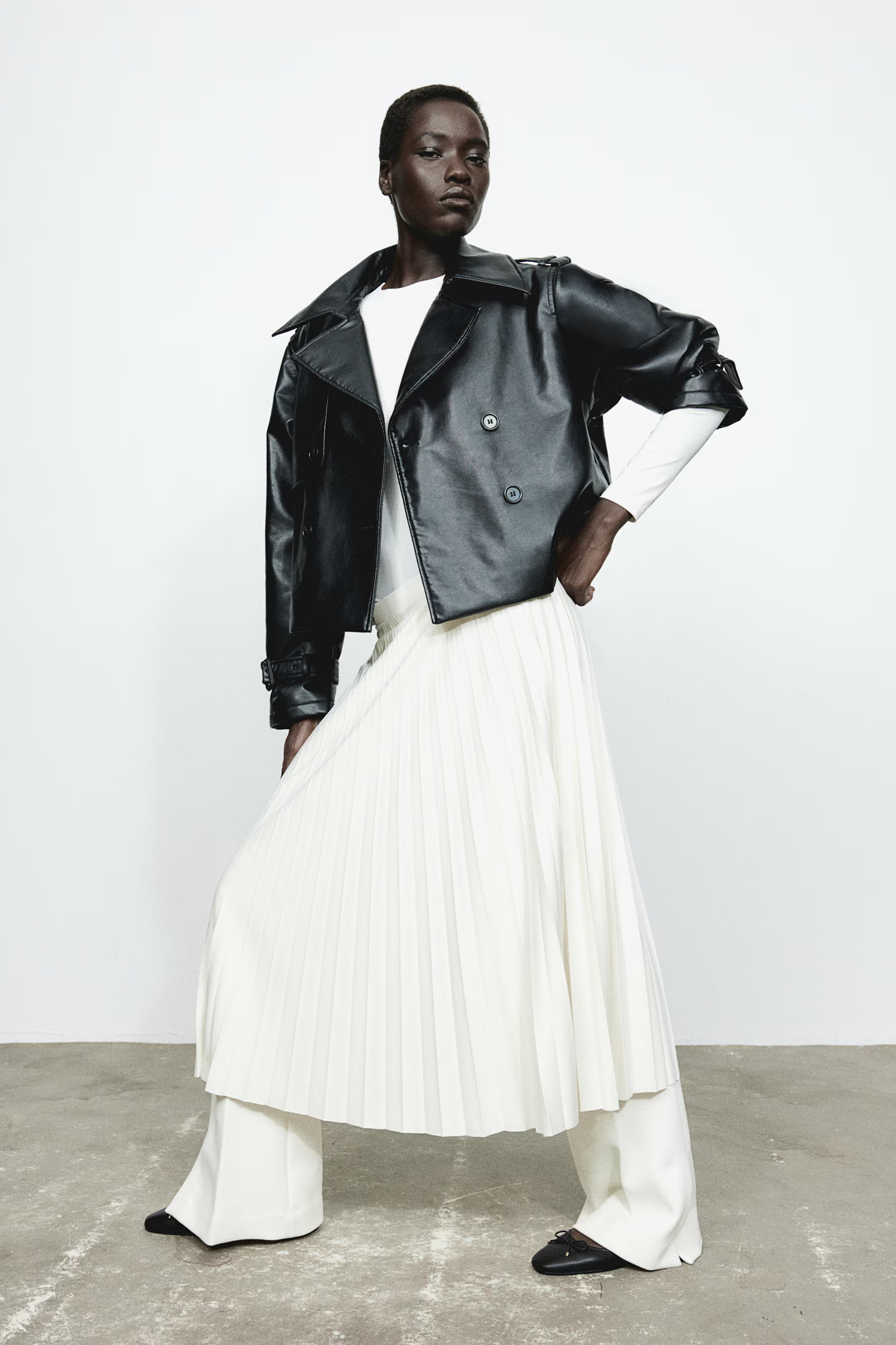 Coated trench-look jacket | H&M (UK, MY, IN, SG, PH, TW, HK)