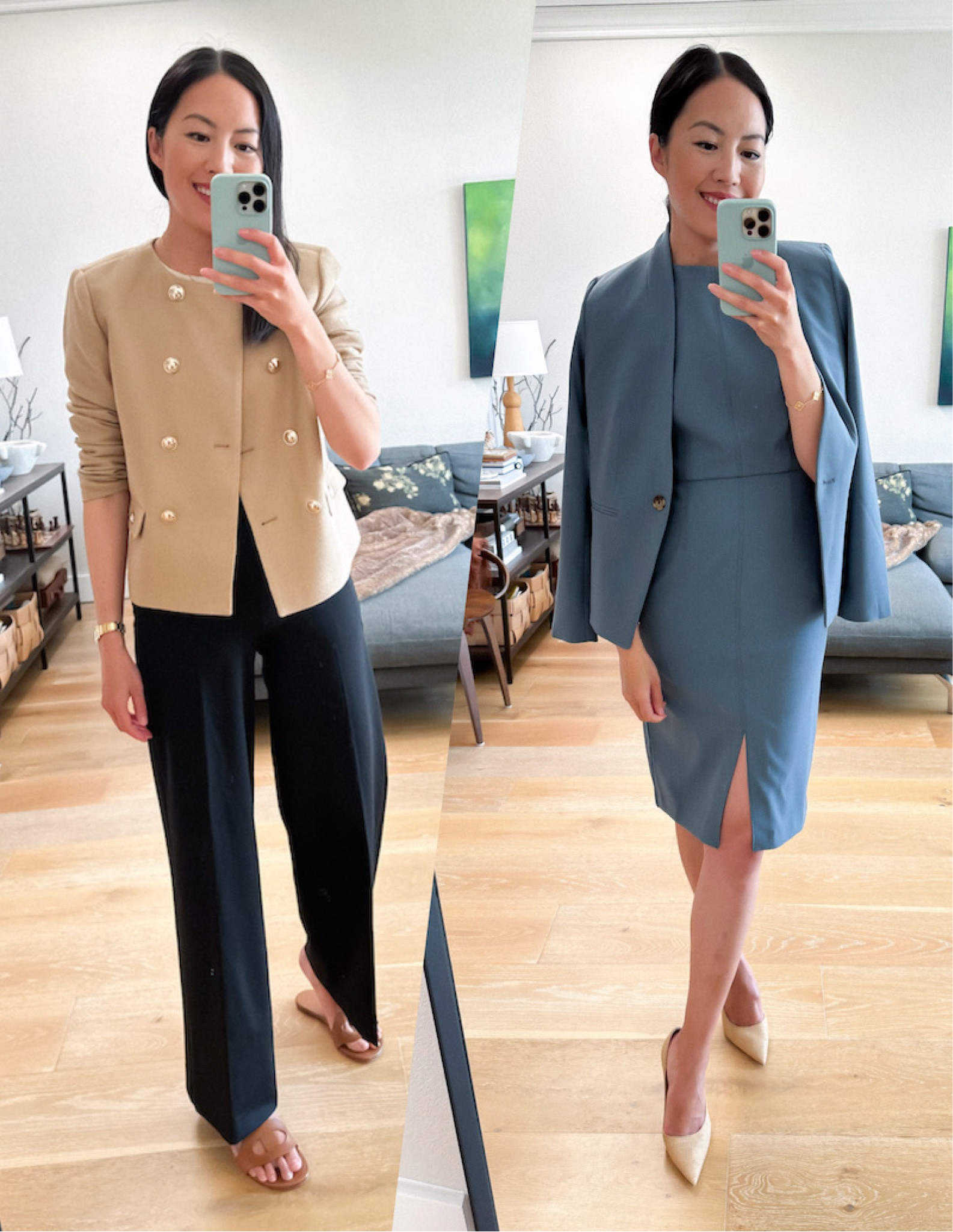 Two workwear looks by Ann Taylor

#summerdresses
#summerworkwear
#classicstyle
#pumps
#sandals
#blazer

#LTKSeasonal #LTKworkwear #LTKstyletip
