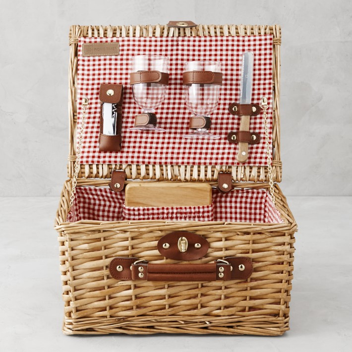 Classic Wine & Cheese Picnic Basket | Williams-Sonoma
