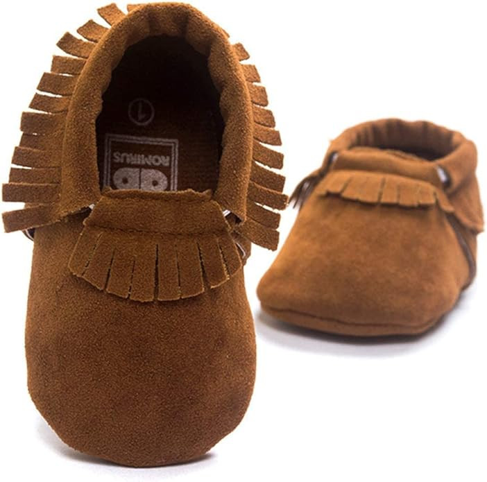 Meckior Infant Baby Girls Boys Premium Soft Sole Tassel Bowknot Moccasins Toddler Prewalker Princ... | Amazon (US)