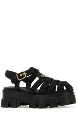 Prada Triangle-Logo Sandals | Cettire Global