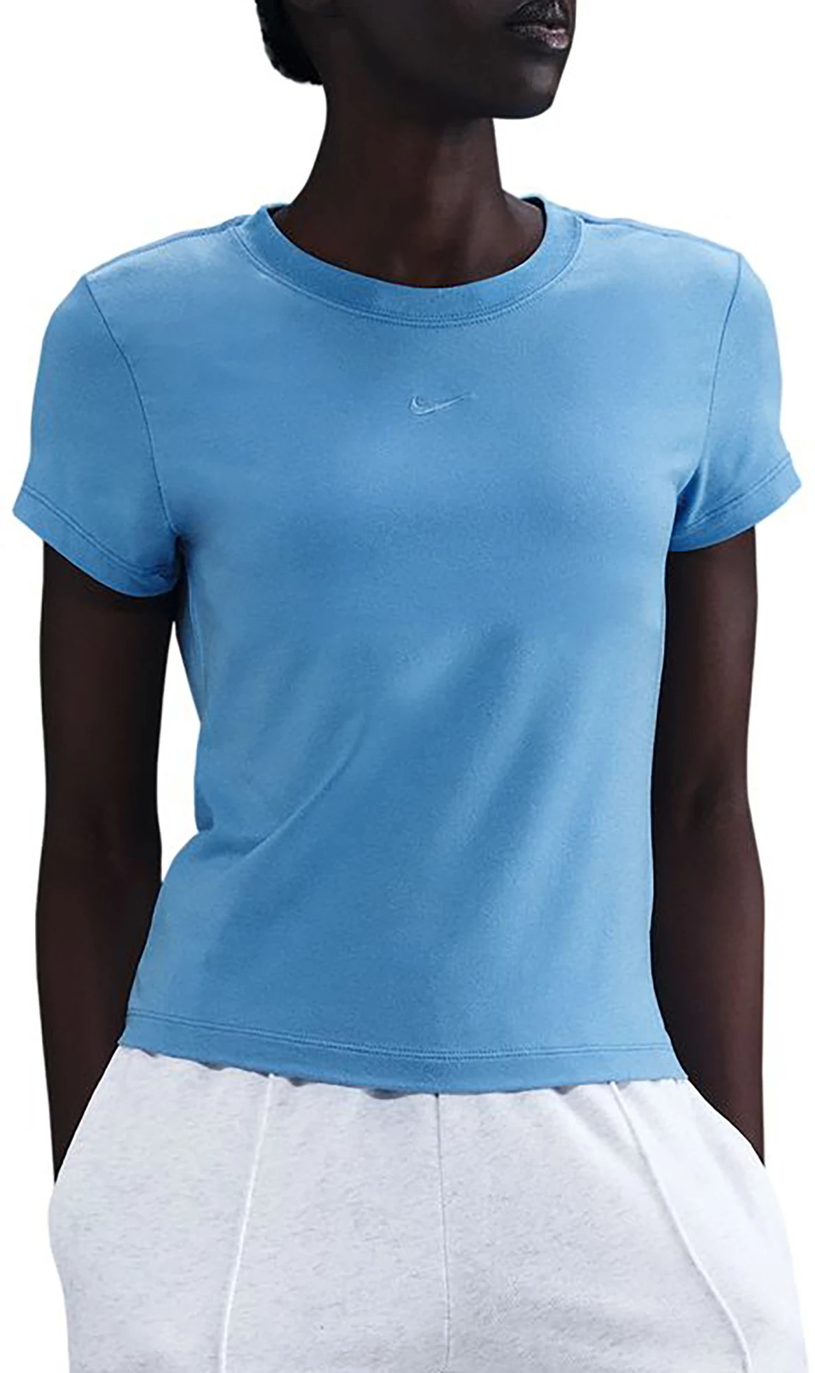 Nike Women's Sportswear Chill Knit T-Shirt, Medium, Coast/Coast | DICK'S Sporting Goods