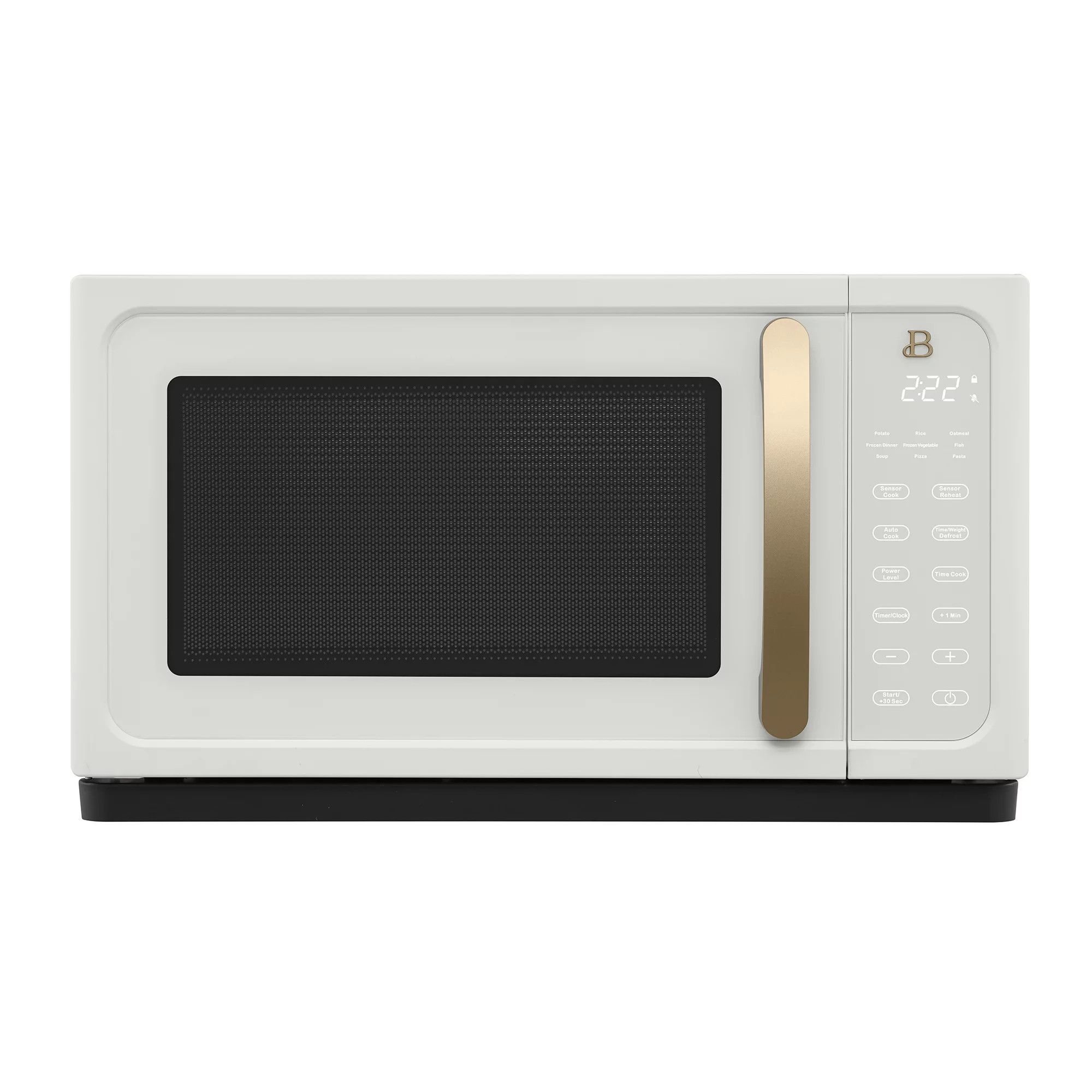 Beautiful 1.1 Cu ft Sensor Microwave Oven, White Icing by Drew Barrymore | Walmart (US)