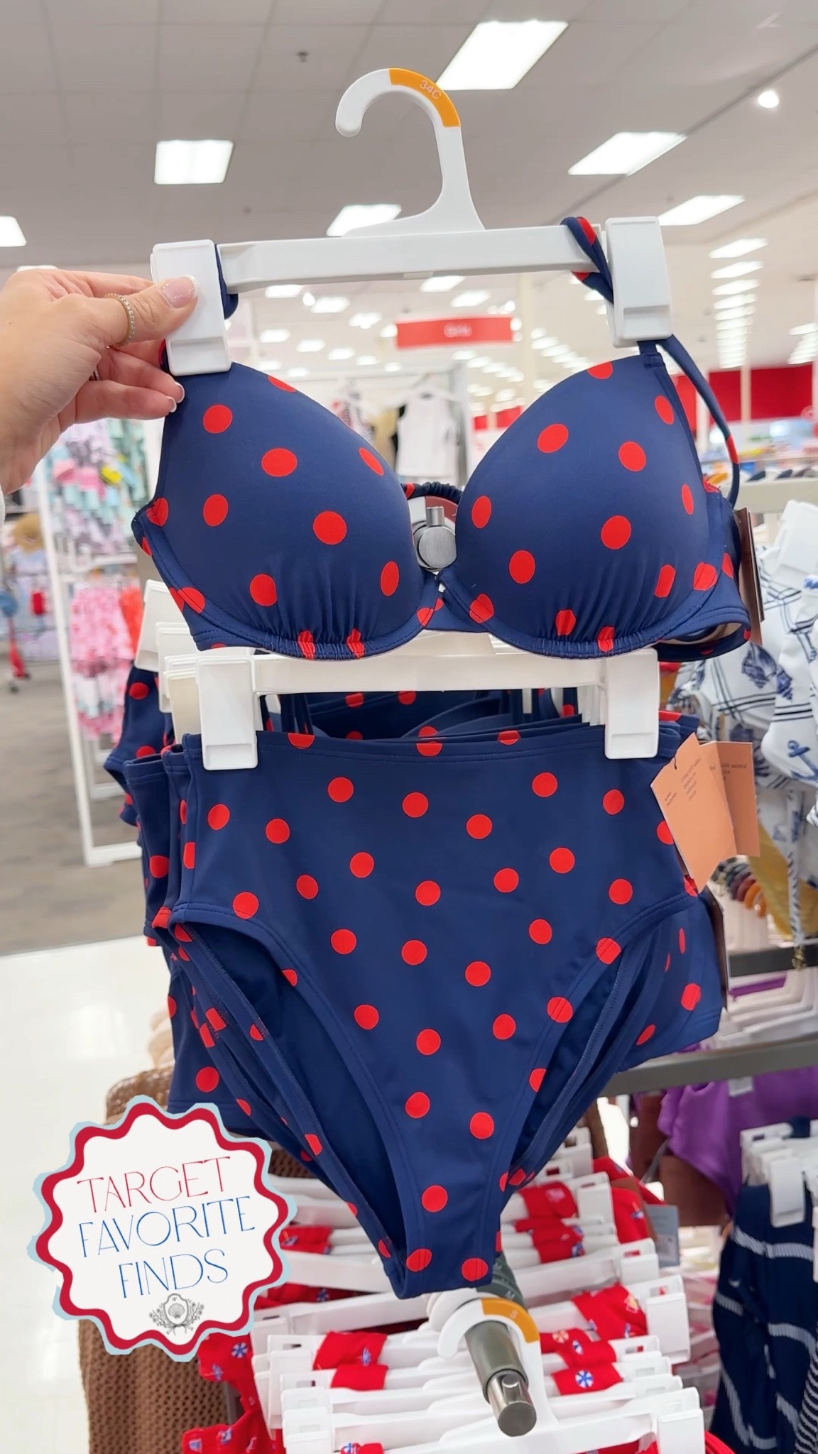 This Target polka dot swimsuit is SO cute!😍❤️🇺🇸 comes in the one piece, too!

#LTKSeasonal #LTKSwim #LTKTravel
