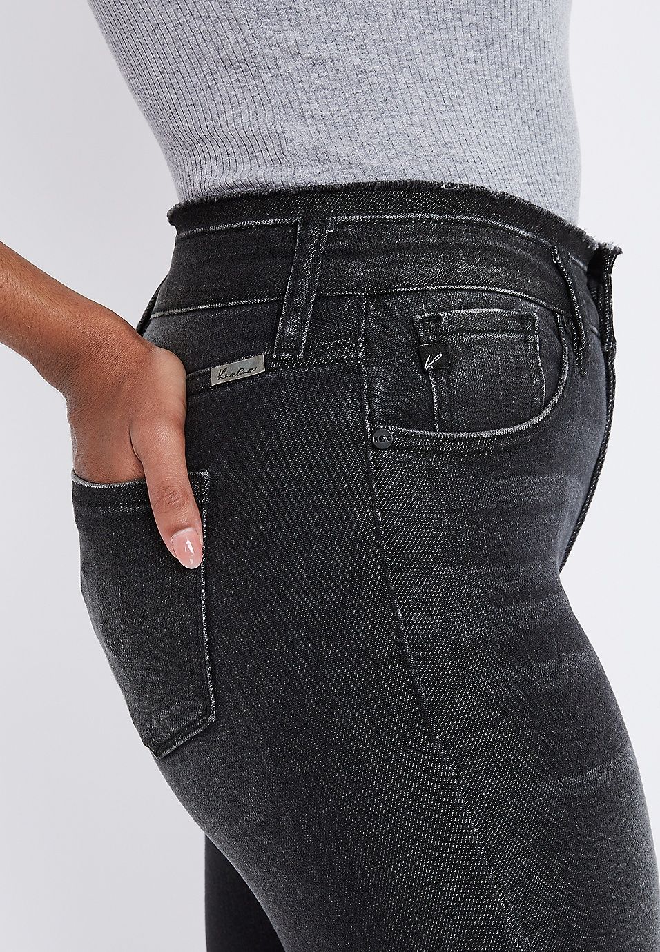 KanCan™ Skinny High Rise Frayed Waist Jean | Maurices