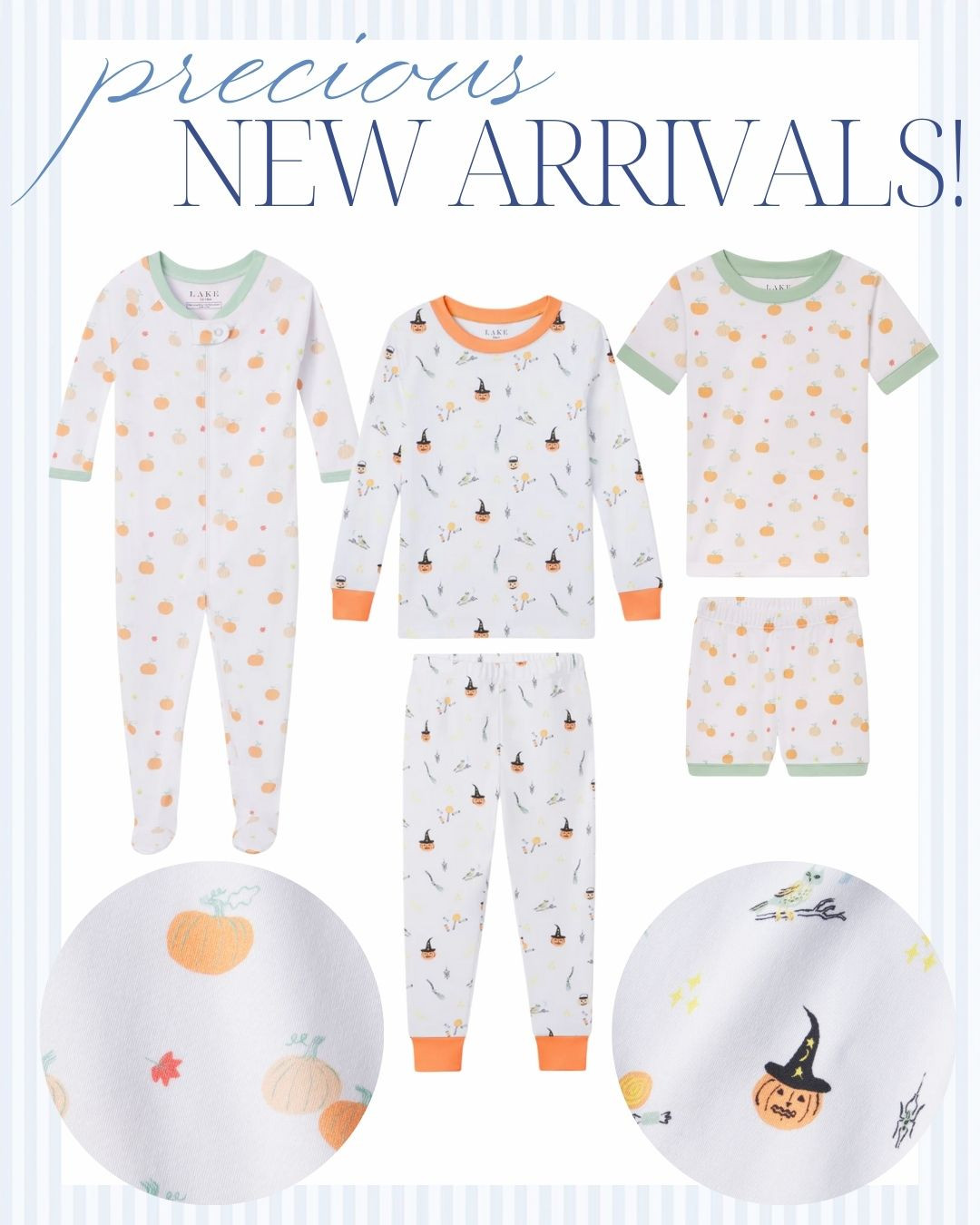 Cozy up for fall with the sweetest new fall & Halloween pajamas for kids! 🎃 These precious new arrivals from LAKE feature adorable pumpkin prints and spooky-cute designs perfect for cooler nights. Soft, breathable, and made for snuggles—your little ones will love them!

Halloween kids pajamas, fall pajamas for toddlers, pumpkin print pajamas, LAKE pajamas, spooky cute kids PJs, Halloween sleepwear for kids 

 #LTKSeasonal #LTKBaby #LTKKids