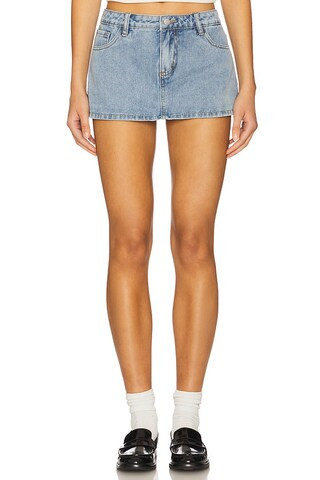 Tayler Skort in Dark Wash | Revolve Clothing (Global)