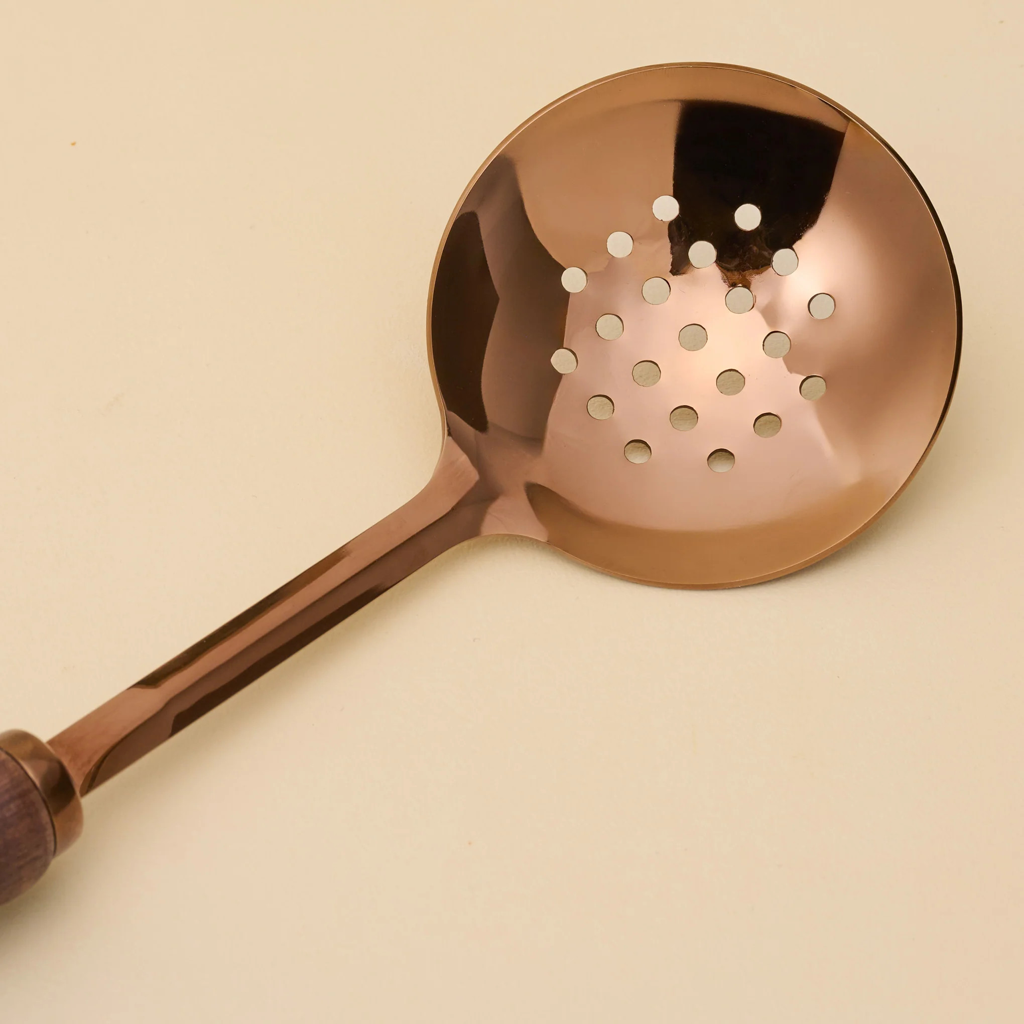 Walnut Handle + Copper Slotted Spoon | Magnolia